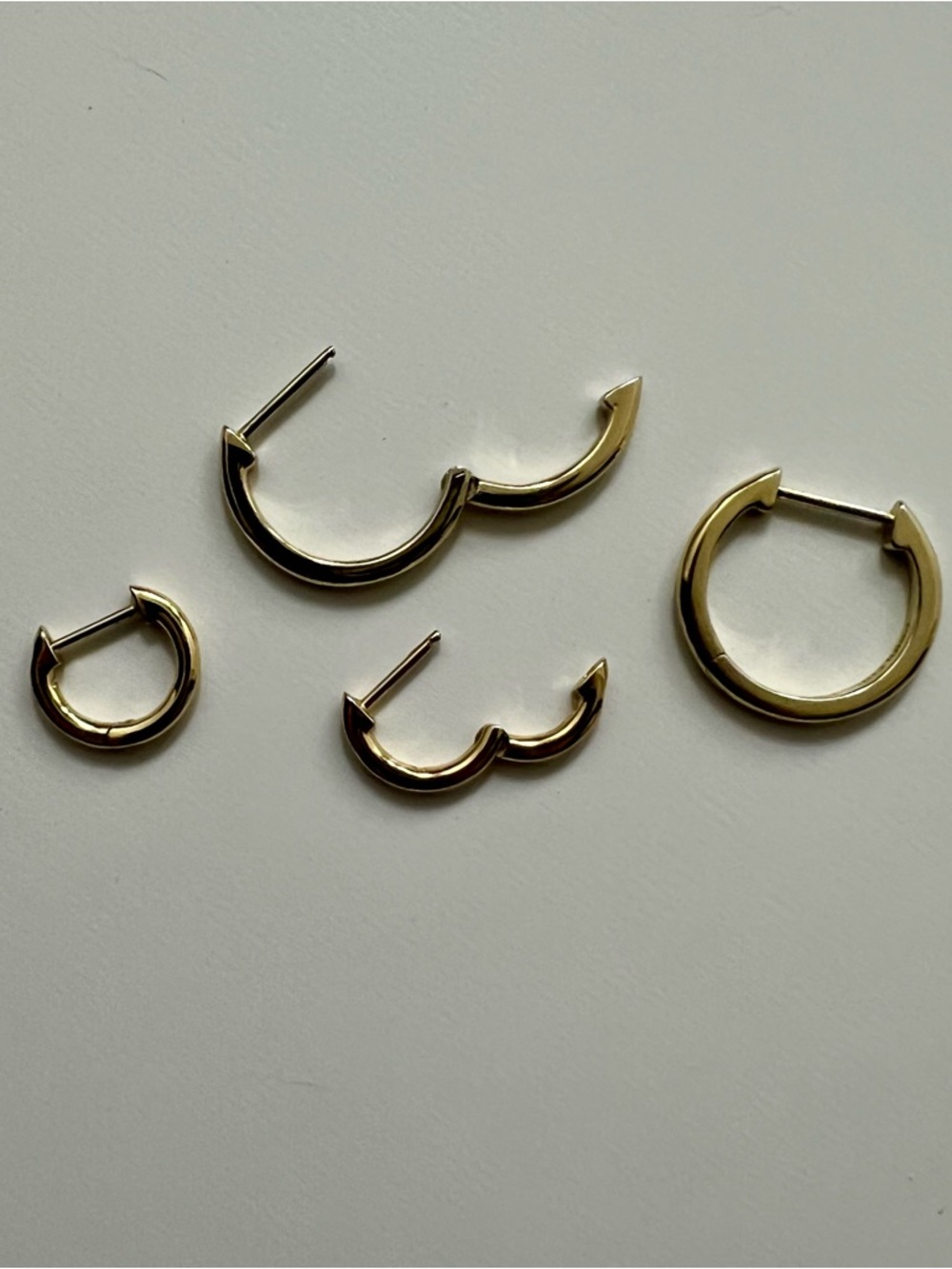 Ana Luisa Gold Huggie + Slim Hoop Set (2 Pairs) - Picture 6 of 10